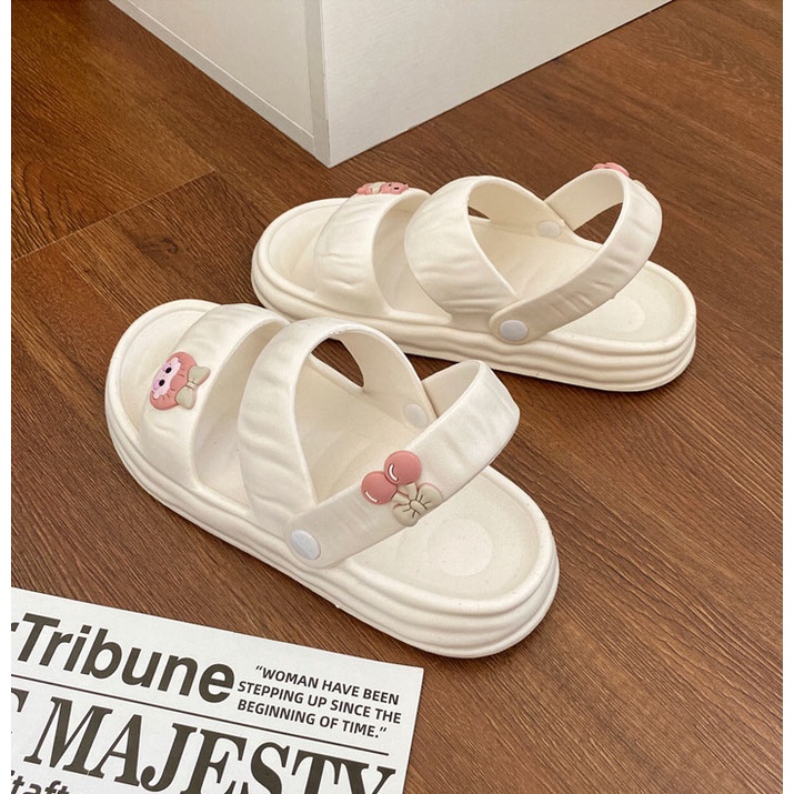 Giày Sandal Đế Dày Mềm Mại Dễ Thương Thời Trang Cho Nữ