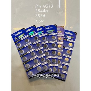 1 vỉ 10 viên pin cúc áo, pin tianqiu ag13/lr44h/357a