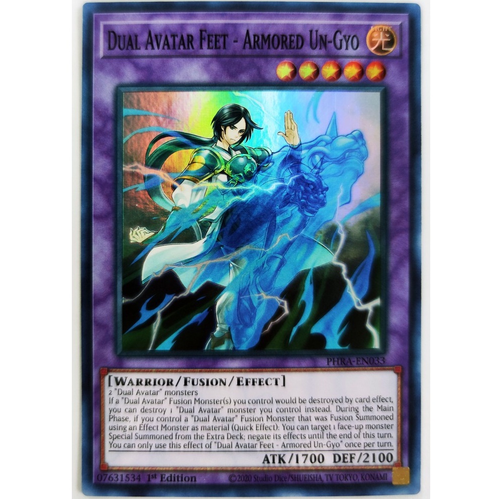 [Thẻ Yugioh] Dual Avatar Feet - Armored Un-Gyo |EN| Super Rare