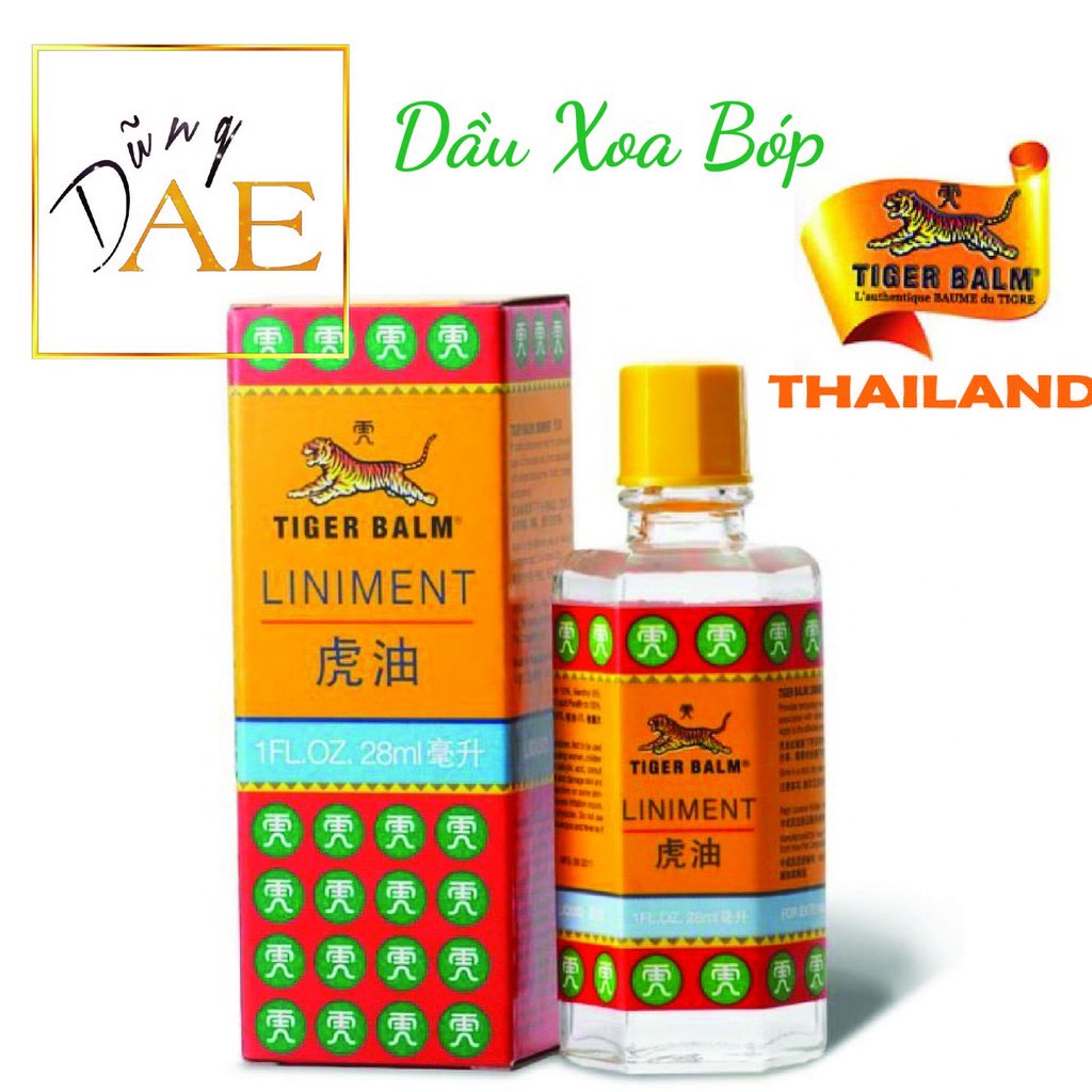 Dầu xoa bóp Tiger Balm Liniment Oil Thái Lan 28mL