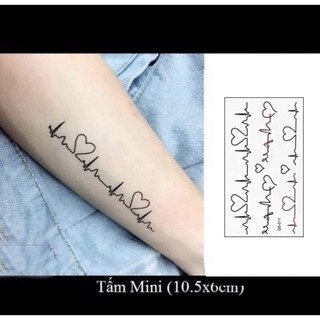 Hình xăm dán tạm thời nhịp tim 2