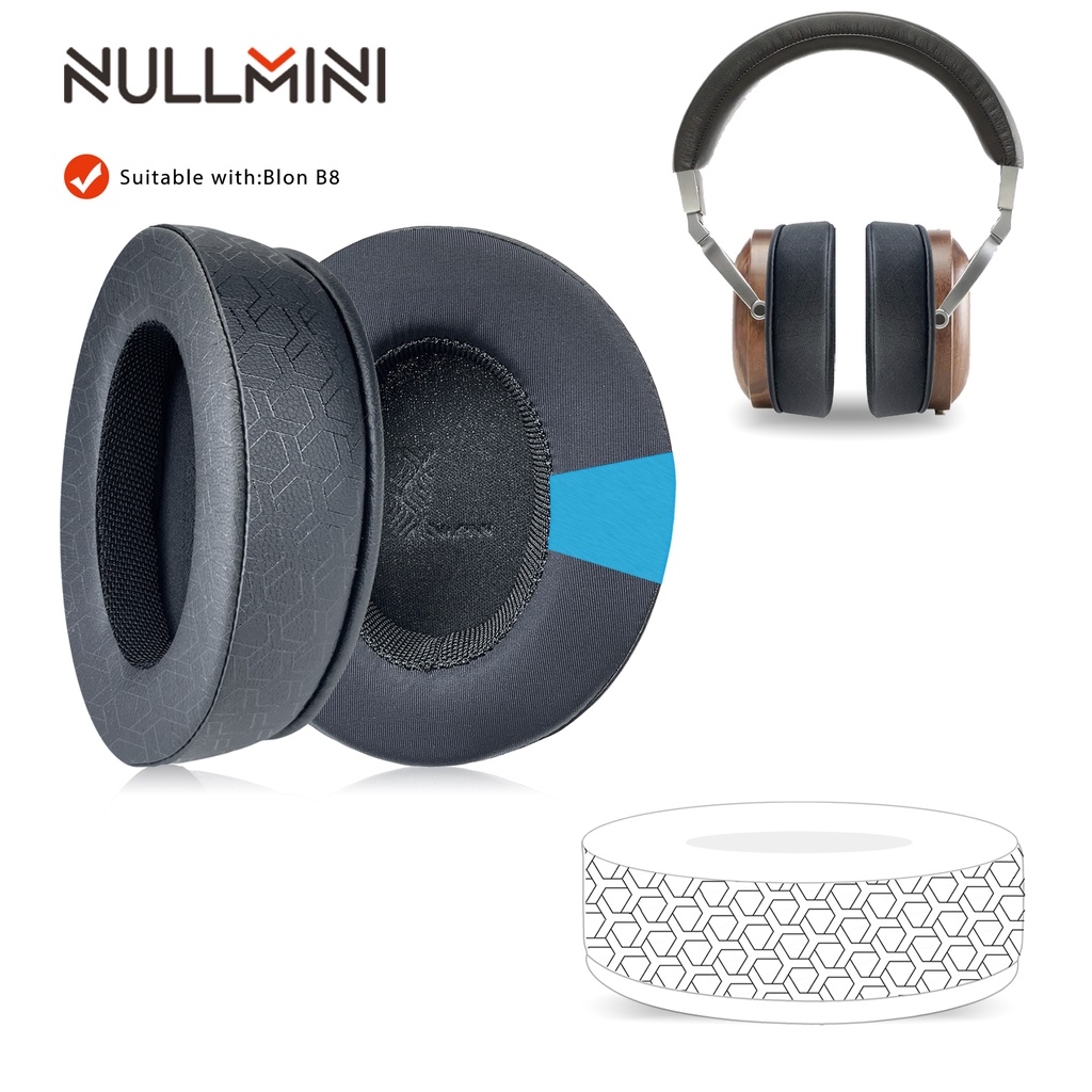 NullMini Tai Nghe Thay Thế Cho Tai Nghe Blon B8 Gel Làm Mát Earmuffs Tai Bao Đầu Chùm Tai Nghe