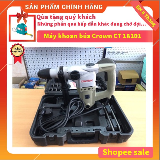 Máy khoan búa Crown CT 18101