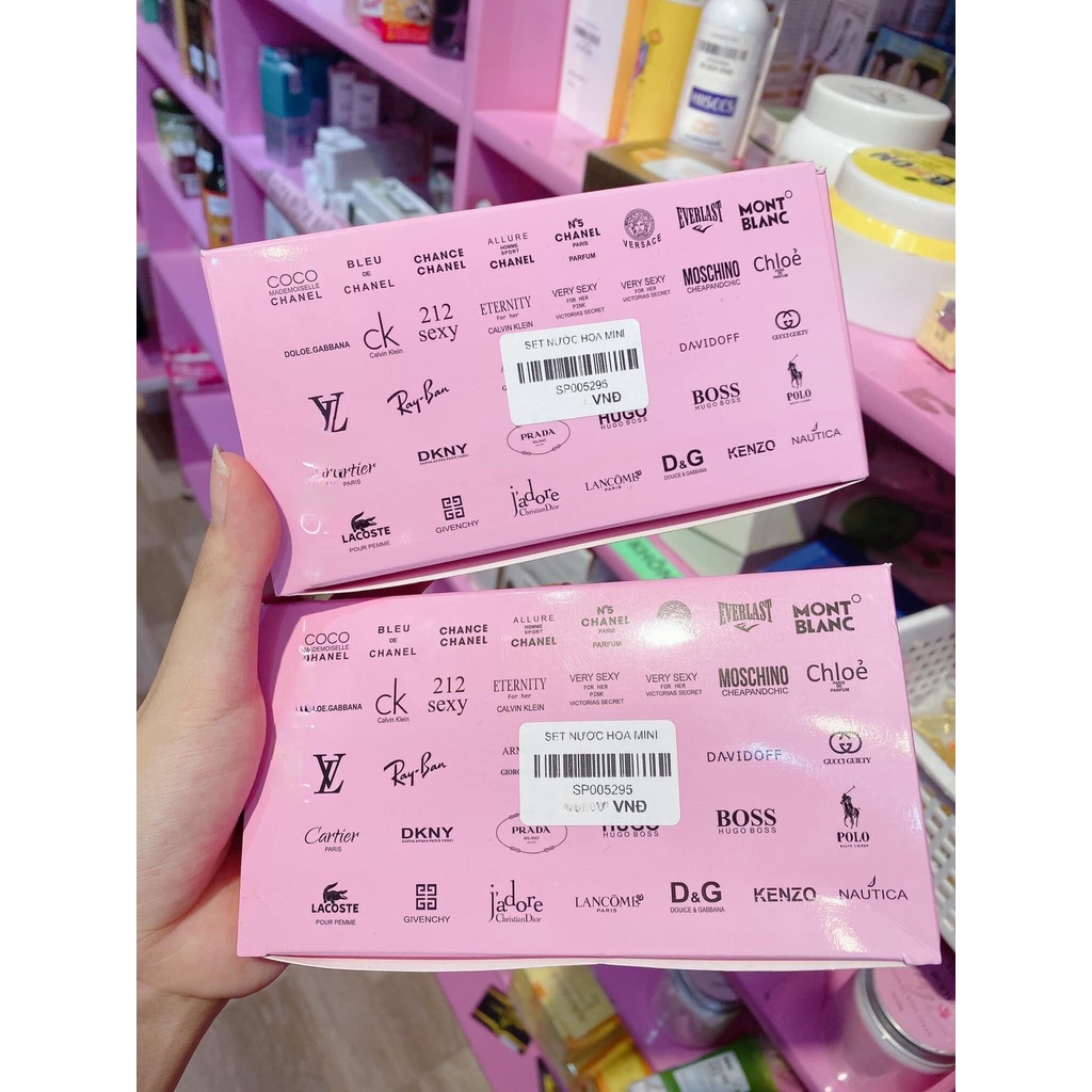 SET NƯỚC HOA TEST MINI 20 CHAI 20 MÙI 20 HÃNG KHÁC NHAU