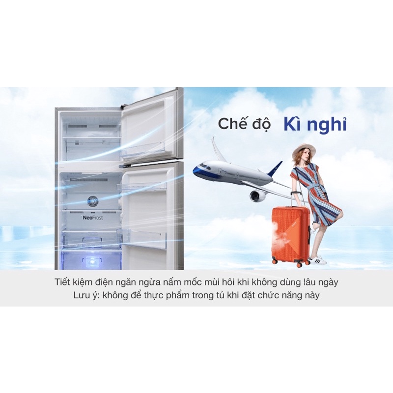 Tủ lạnh Beko Inverter trưng bày 200 lít RDNT200I50VS mới 99%