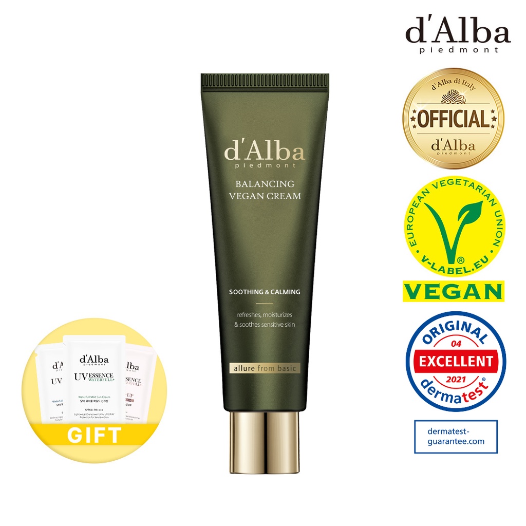 Kem dưỡng thuần chay làm dịu và cân bằng da Mild Skin Balancing Vegan Cream 55ml