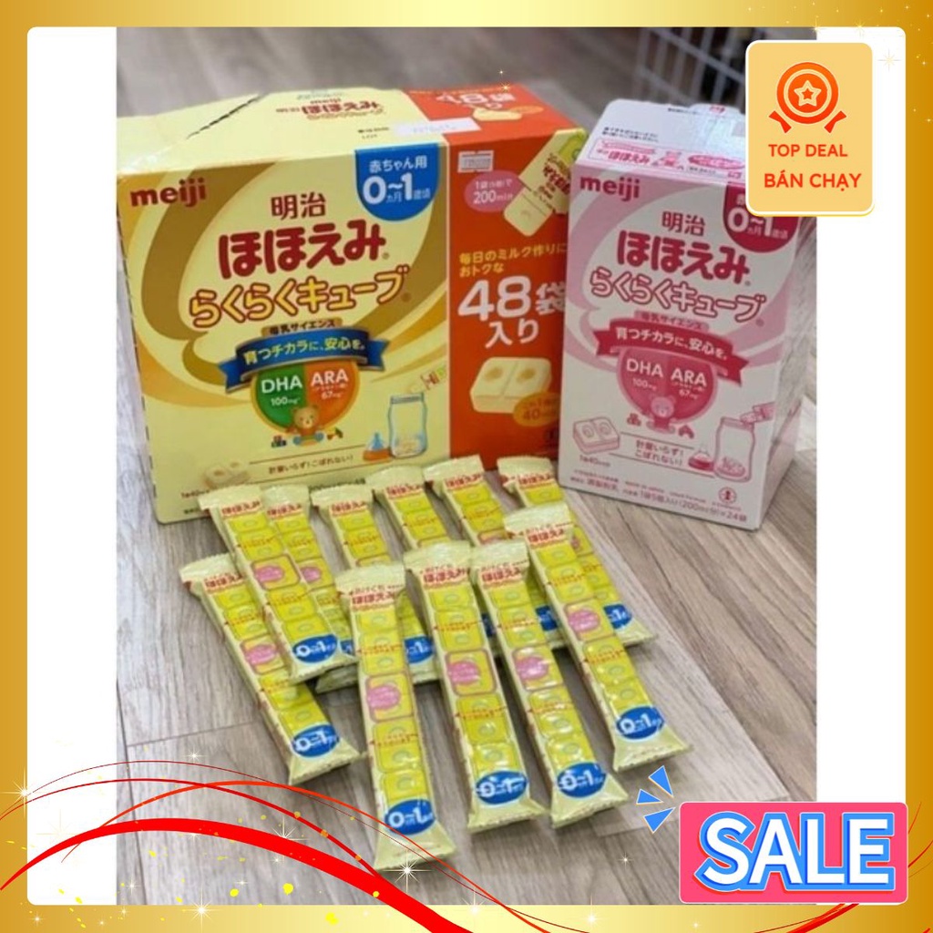 (lẻ date 9/2023) sữa meiji thanh 0-1 NỘI ĐỊA NHẬT BẢN