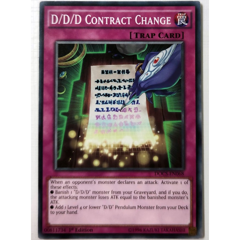 [Thẻ Yugioh] D/D/D Contract Change |EN| Common