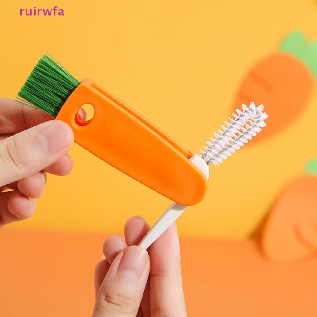 Bàn Chải Vệ Sinh Nắp Cốc Cà Rốt Ba Trong Một Tiện Dụng Mới