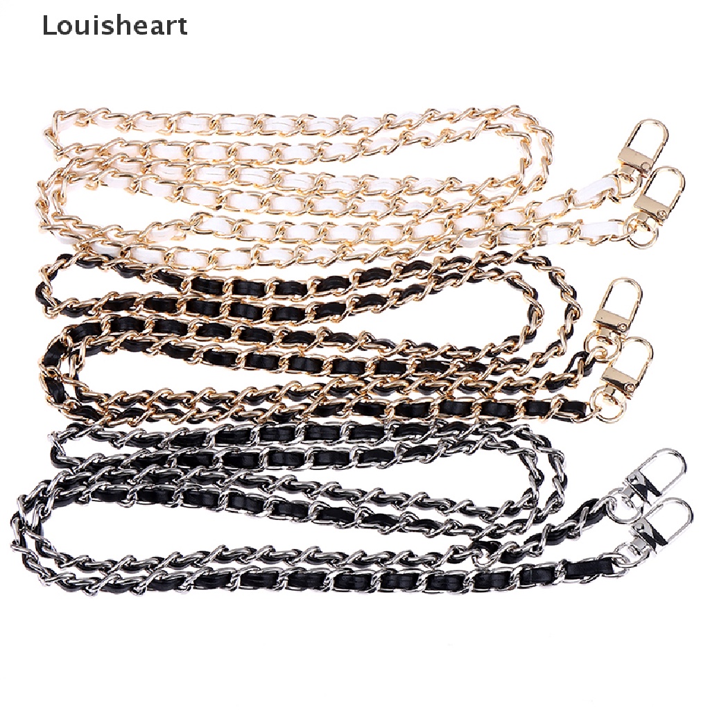 Phụ Kiện Dây Xích Màu Vàng / Bạc / Đen Cho Túi Xách Thương Hiệu Louisheart TFG
