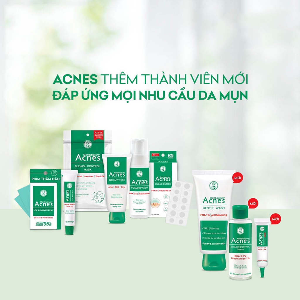 Giấy thấm dầu Acnes Oil Remover Paper -Hộp 50 tờ