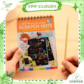 Sổ tay ma thuật Scratch Note nhiều sắc màu thích hợp cho học sinh