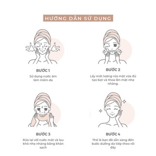 Sữa rửa mặt Dr.pepti Galacto Hàn Quốc 110ml