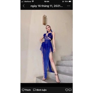 VÁY XUYÊN THẤU ĐÍNH HOA NGỰC