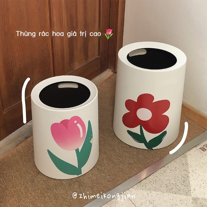 Thùng rác nhựa 2 lớp gia dụng giá trị cao