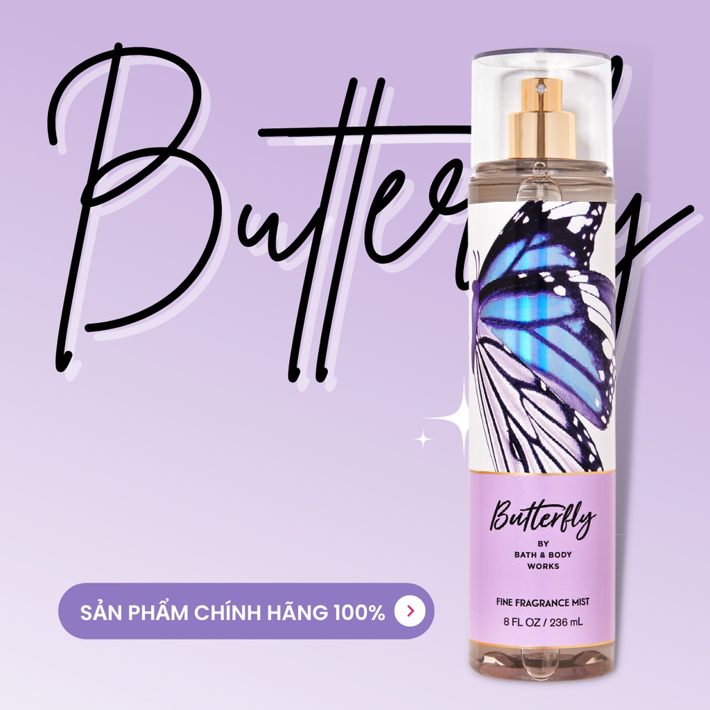 Xịt Thơm Toàn Thân BUTTERFLY Fine Fragrance Mist +jɥȽÿ08+