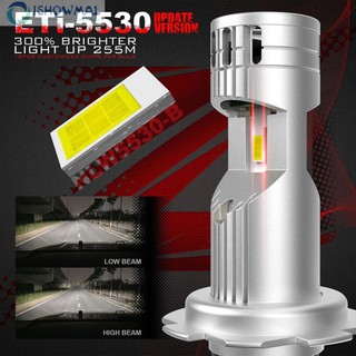 Đèn Pha Siêu Sáng H7 6000K Có Quạt