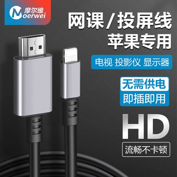 Dây Cáp Chuyển Đổi Giao Diện hdmi 4K HD Chuyên Dụng Cho iPhone / ipad / Máy Chiếu