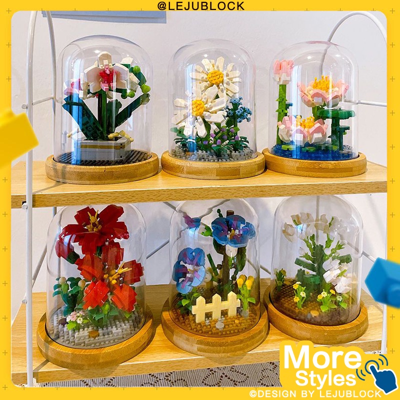 Hoa bó hoa xây dựng khối hoa hồng nano block hoa hướng dương đồ chơi cho con gái Trò chơi lắp hình Hoa anh đào nhân vật cây bonsai quà cho bạn gái quà sinh nhật Quà Valentine phong lan hoa giả hoa tulip Giáng sinh Hoa nhài hoa cúc
