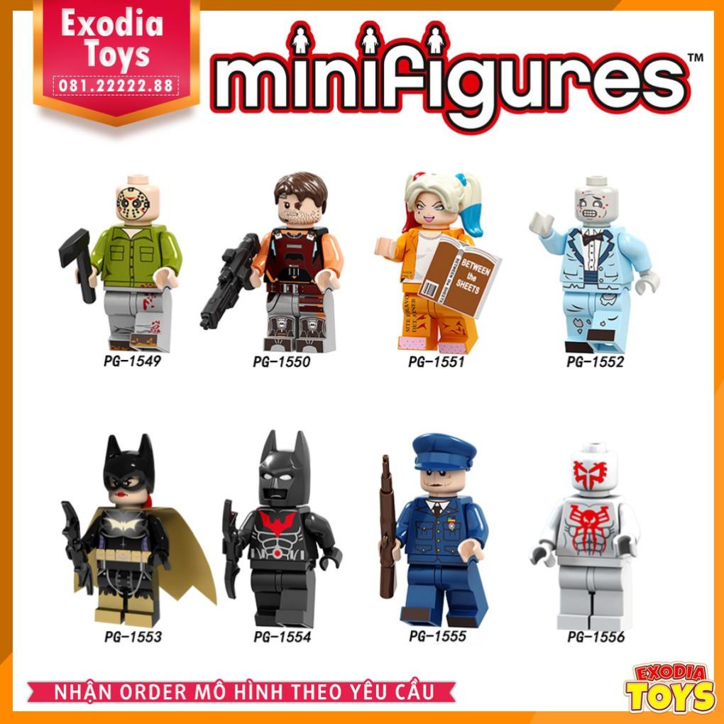 Xếp hình minifigure nhân vật siêu anh hùng vũ trụ Marvel/DC Comics - Đồ Chơi Thông Minh - POGO 8143