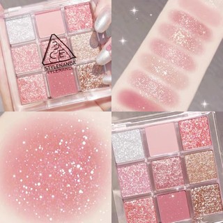 Phấn mắt 3ce vỏ trong suốt nhiều màu fullsize