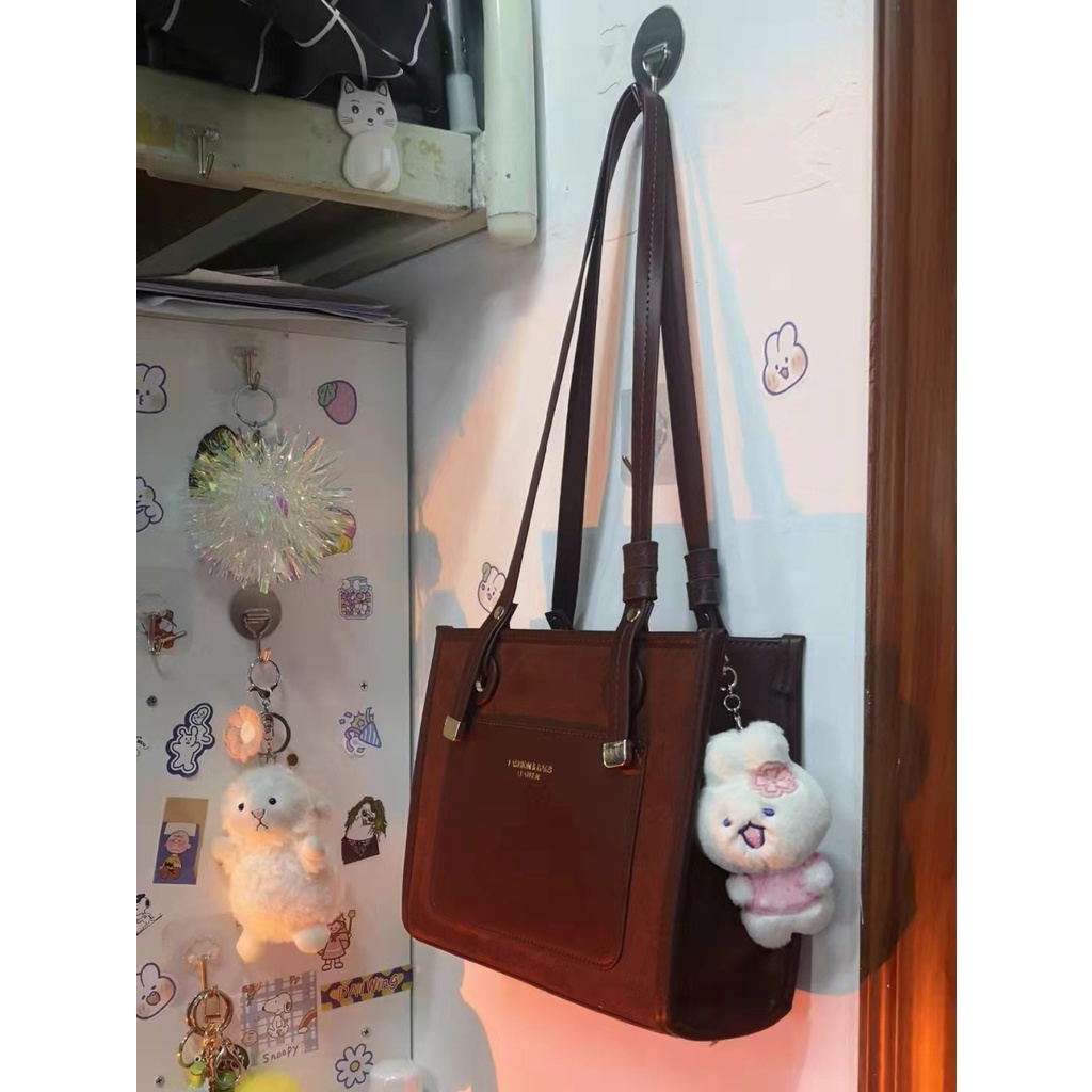 Túi Xách Nữ Vải Nhung Phong Cách Retro Thời Trang Mới