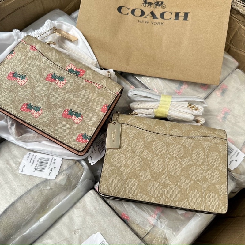 TÚI COẠCH MINI KLARE CROSSBODY  IN SIGNATURE CANVAS