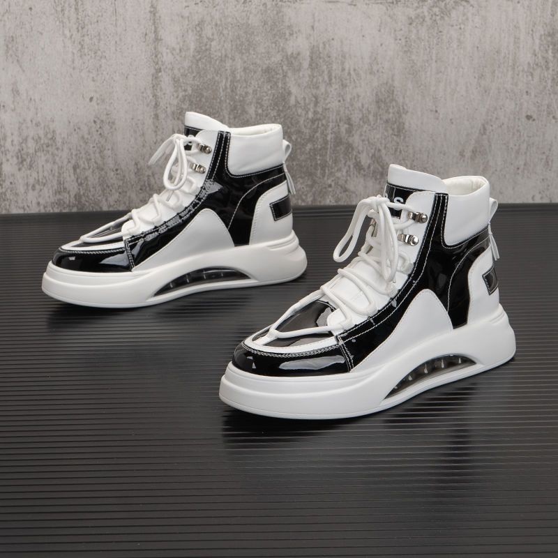 Giày Thể Thao Da Đế Dày Tăng Chiều Cao Phong Cách Châu Âu 2022 Cho Nam