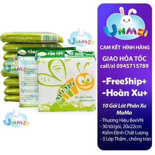 [Quà Tặng Đơn 199K] Lót Xu Mama - Tấm Lót Sơ Sinh - 30 tờ/túi Tấm lót phân xu Mama 3 Lớp, Mẹ và Bé Unmei