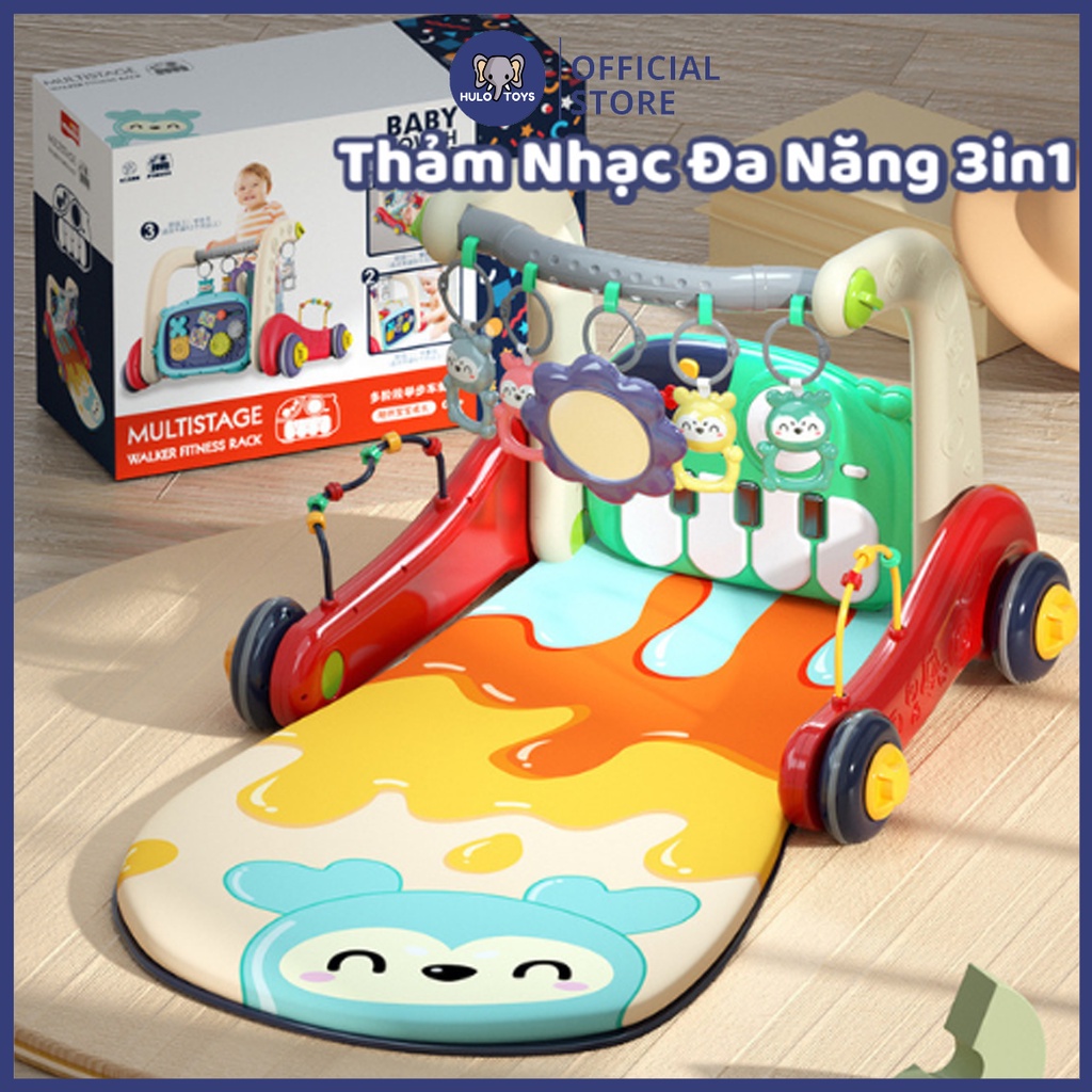 Thảm Nhạc Cho Bé Hulo Toys Đa Năng 3 Trong 1 - Đồ Chơi Giải Trí