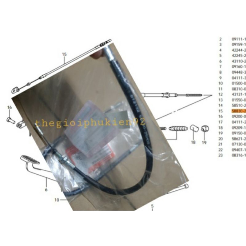 Dây Công Tắc Thắng Gz150, Gz150-A.-Hàng chính hãng