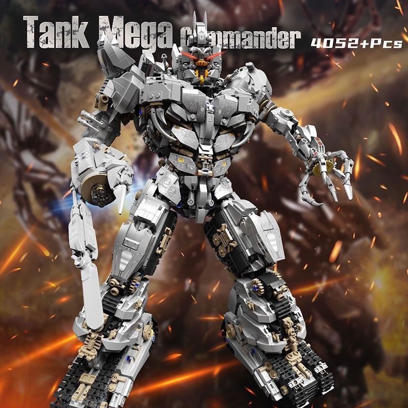 Đồ chơi Lắp ráp Mô hình xếp hình 6012 Transformation Tank Megatroned Robot