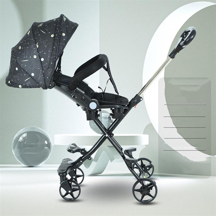 Xe Đẩy Gấp Gọn M8 2 Chiều 2 Tư Thế Hàng Kèm Đệm Và Mái Che