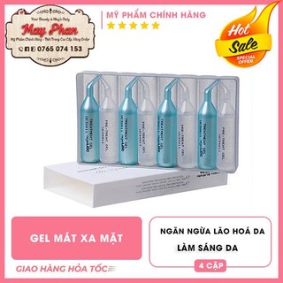 BigGel Nuskin Chạy Kèm Galvanic Facials Spa - 60 Cặp 120 Ống Big Gel Cặp Gel Ấm Dương Galvanic