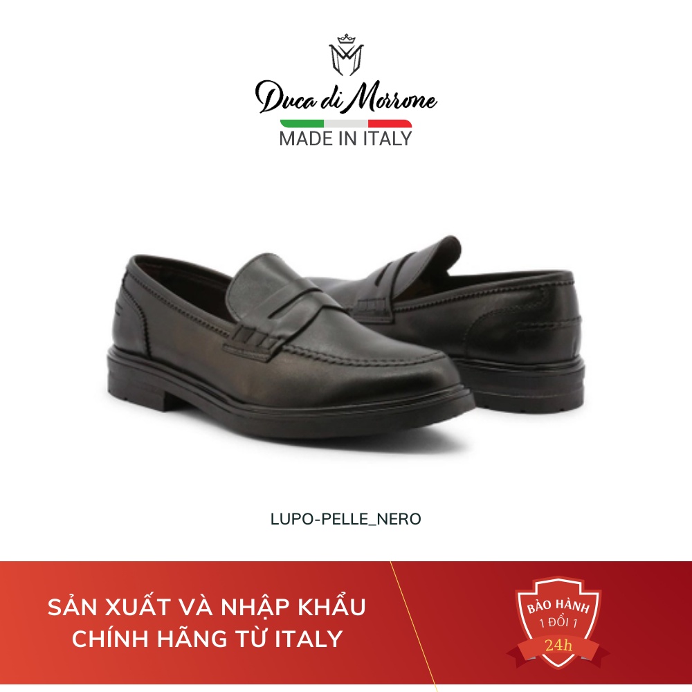 Giày Lười Loafer Nam Da Trơn Cao Cấp DUCA DI MORRONE Nhập Khẩu Chính Hãng Từ Ý - Made In Italy – LUPO-PELLE