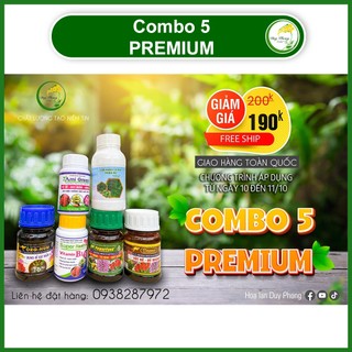 Combo 5 premium - phát triển rễ - mầm phát triển thân lá giải độc – dưỡng hoa