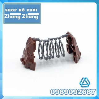 Đồ chơi Xếp hình hàng rào dây thép gai quân sự 6 bộ phận Minifigures Diy