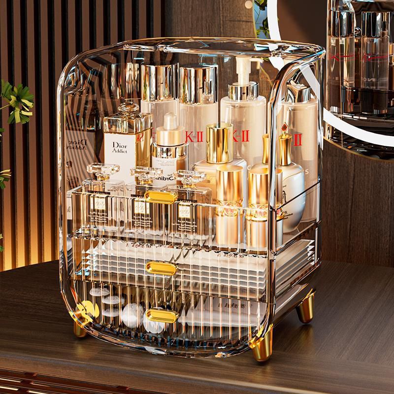 Hộp Đựng Mỹ Phẩm, Tủ Đựng Mỹ Phẩm, bảo quản nước hoa có nắp chống bụi