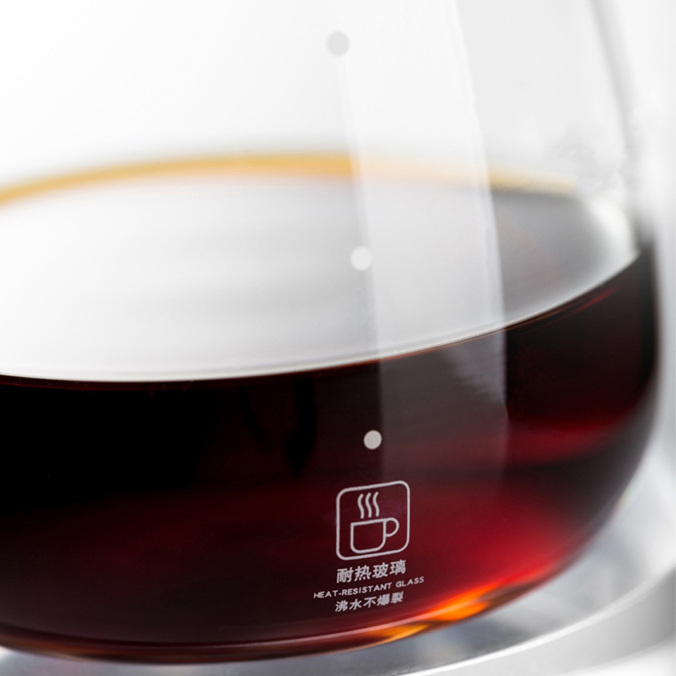 Bình server đựng cà phê thuỷ tinh Cafede Kona | Dung tích 500ml