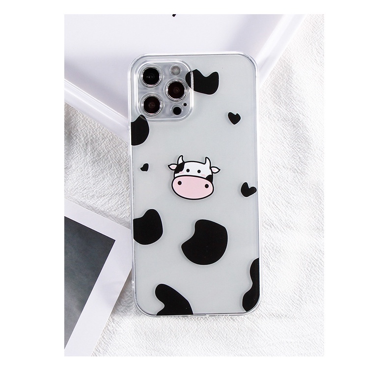 Ốp lưng iphone thỏ và bò độc đáo ốp trong suốt bảo vệ camera 6/7plus/8/8plus/x/xr/xs/11/12/13/14/pro/max/plus/promax