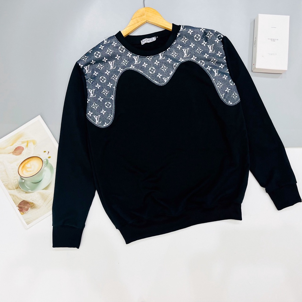 Áo sweater LV chất nỉ bông cao cấp, áo sweater nam nữ hotttrend thời trang phong cách