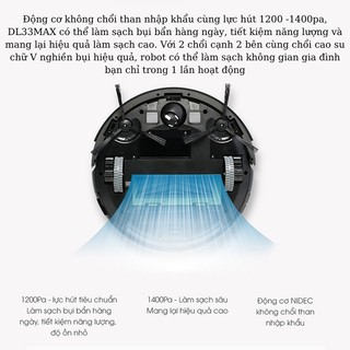 Máy Robot hút bụi lau nhà Ec0vacs Deebot DL33MAX
