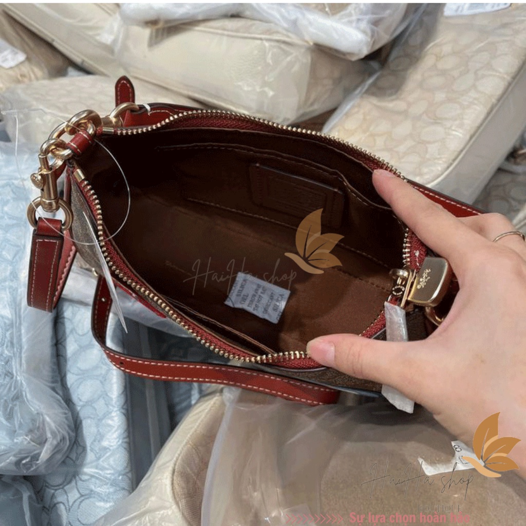 Túi nữ Coach X Peanuts CE848 Teri kẹp nách sang trọng - CE848