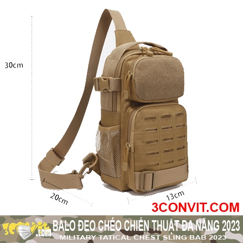 Balo đeo chéo thời trang phong cách chiến thuật 2023