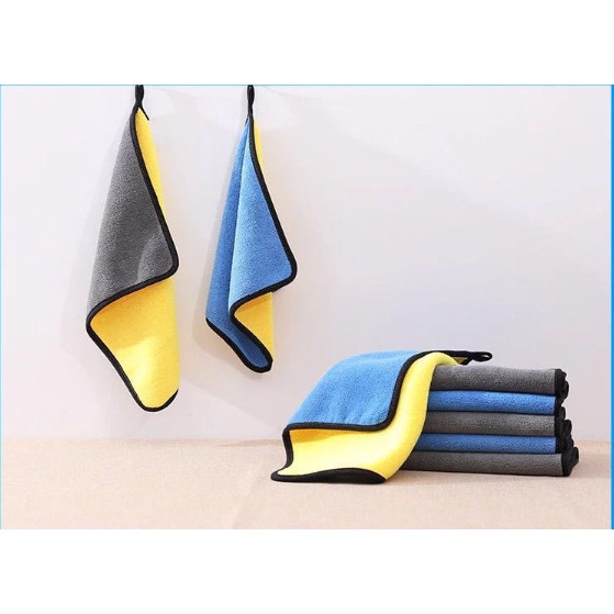 Khăn Lau Xe Microfiber 3M  Siêu Thấm, Không Đổ Lông Chuyên Dụng Cho Ô Tô Xe Hơi Xe Máy