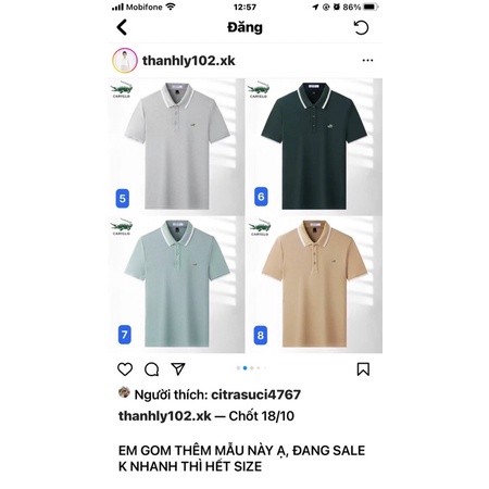Áo polo nam
