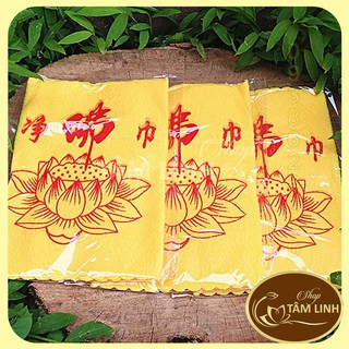 Khăn lau bàn thờ Hoa Sen ( khăn lau tượng,Phật... )