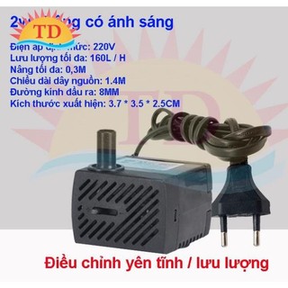 Máy bơm nước chìm cho hồ cá, hòn non, bộ thác nước