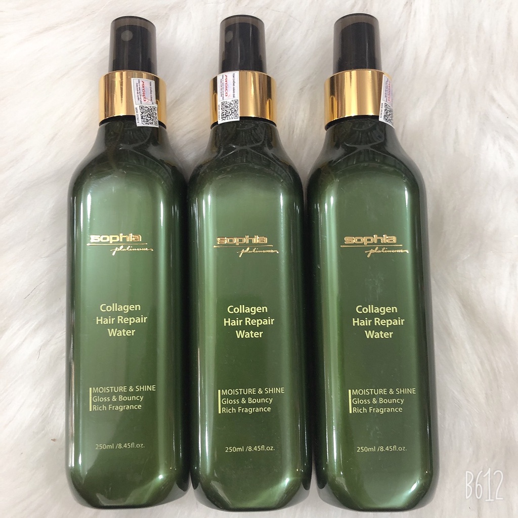Xịt dưỡng phục hồi Sophia Collagen Hair Repair Water 250ml