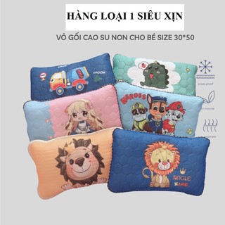Gối ngủ đa năng cho trẻ em trên 2 tuổi hoặc người lớn gối thấp in hình độc đáo bé nào cũng mê- Gối chống nóng bí đầu
